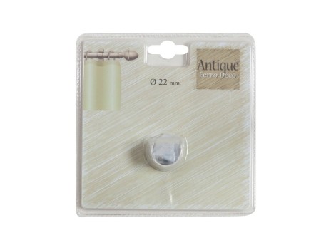 SOPORTE LATERAL PARA BARRA CORTINA BLANCO BEIGE