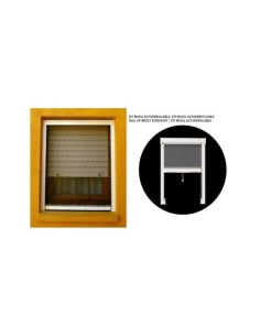 KIT MOSQUITERA AUTOENROLLABLE 150X150CM BLANCA