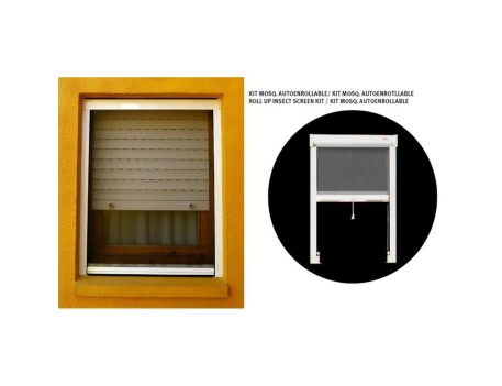 KIT MOSQUITERA AUTOENROLLABLE 150X150CM BLANCA