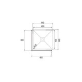 FREGADERO PROFESIONAL CATA CB 40-40 P R10