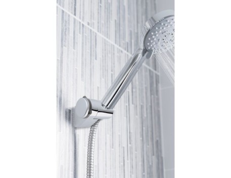 SOPORTE DUCHA MULTIPOSICIÓN CROMADO REGULABLE