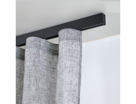 GUÍA DECORATIVA SKY NEGRA PARA CORTINAS 200CM
