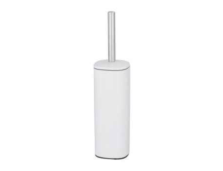 ESCOBILLERO WC ALASSIO BLANCO ACERO INOXIDABLE