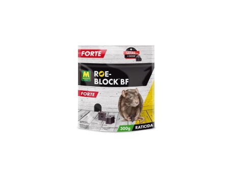 RATICIDA EN BLOQUE ROE-BLOCK FORTE 300G