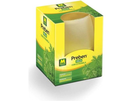 VELA REPELENTE CON CITRONELA 135G PREBEN