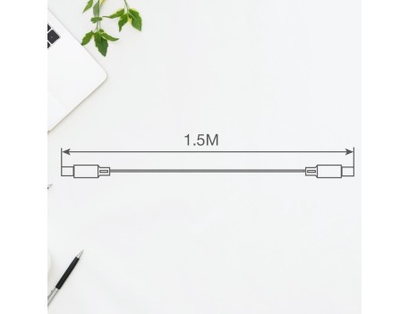 CABLE USB TIPO C A USB TIPO C 1.5M 480MBPS