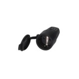 BASE AÉREA ESTANCA CON TAPA GOMA 16A 250V NEGRO