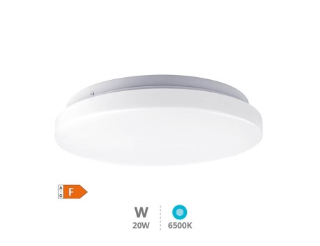 PLAFÓN LED TECHO ELDA 20W 6500K LUZ FRÍA BLANCO