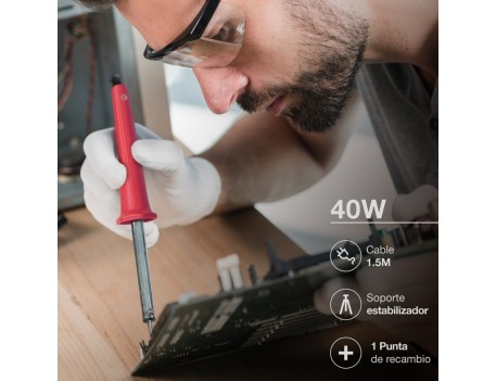 SOLDADOR ELÉCTRICO TIPO LÁPIZ 40W