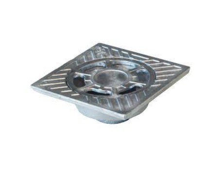 SUMIDERO SIFÓNICO ALUMINIO 30X30 Ø110MM