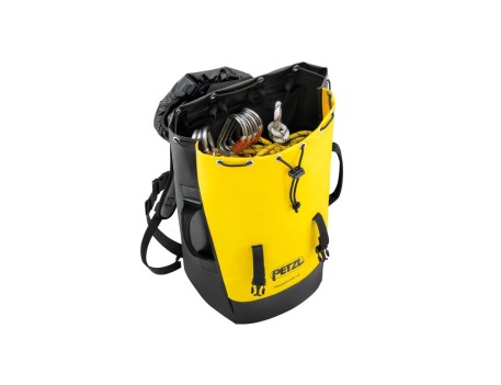 MOCHILA TRANSPORTE PETZL 45L AMARILLO ALTA VIS.