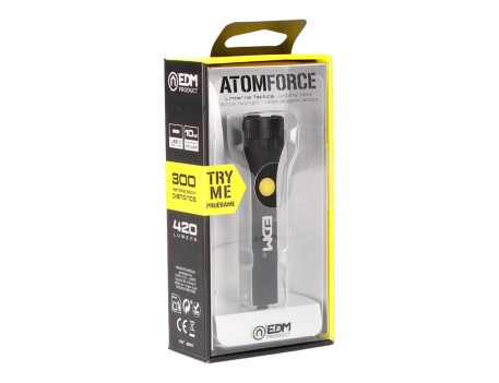 MINI LINTERNA LED ATOM FORCE RECARGABLE 420LM 10W
