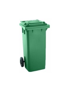 CONTENEDOR BASURA 120L CON RUEDAS VERDE