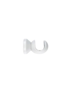 SOPORTE TECHO BARRA CORTINA BLANCO IDEAS WOOD Ø28MM