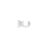 SOPORTE TECHO BARRA CORTINA BLANCO IDEAS WOOD Ø28MM