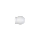 TERMINALES ESFERA BARRA CORTINA BLANCO IDEAS WOOD 2UD