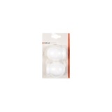 TERMINALES ESFERA BARRA CORTINA BLANCO IDEAS WOOD 2UD