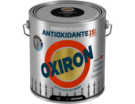 ESMALTE ANTIOXIDANTE AL AGUA NEGRO MATE 2,5L