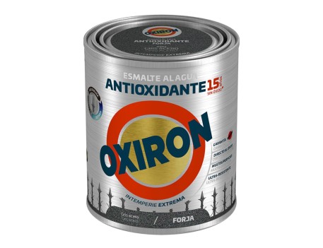 ESMALTE ANTIOXIDANTE AGUA EFECTO FORJA GRIS 750ML
