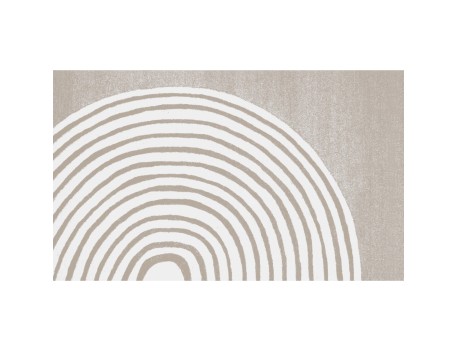 ALFOMBRA CROMA ARCOÍRIS BLANCO 50X110CM