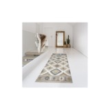 ALFOMBRA CROMA KILIM GRISES 50X140CM
