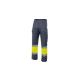 PANTALÓN ALTA VISIBILIDAD GRIS/AMARILLO FLUOR