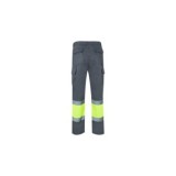 PANTALÓN ALTA VISIBILIDAD GRIS/AMARILLO FLUOR