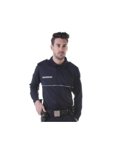 POLO MANGA LARGA ELITE DRY COOL MARINO
