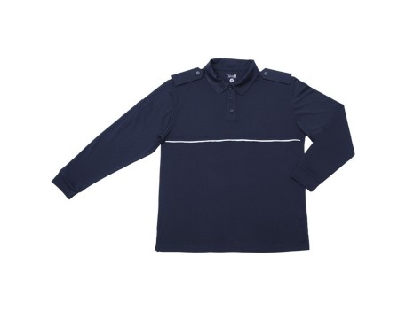 POLO MANGA LARGA ELITE DRY COOL MARINO