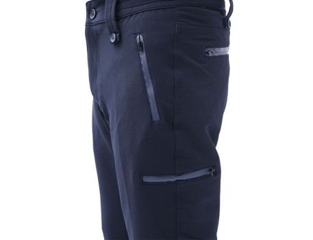 PANTALÓN SOFTSHELL ELITE MULTIBOLSILLOS MARINO T-L