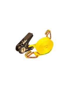 CINTA AMARRE RATCHET 25MM 5M GANCHOS CERRADOS