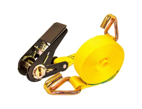 CINTA AMARRE RATCHET 25MM 5M GANCHOS CERRADOS