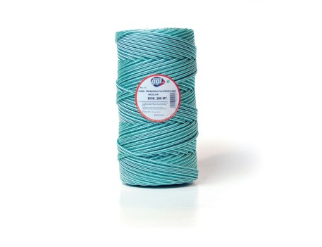 CUERDA TRENZADA POLIPROPILENO BICOLOR 5MM 200M