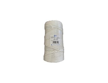 CUERDA TRENZADA POLIPROPILENO BLANCA 5MM 200M