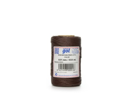 TRENZA POLIPROPILENO 1.8MM X 50M COLOR MARRÓN