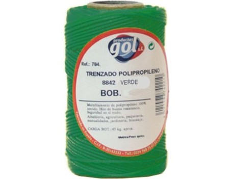 TRENZA POLIPROPILENO 1.8MM X 50M COLOR VERDE