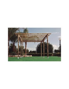 PÉRGOLA RECTANGULAR BEMUS 4X3.6M MADERA PEFC 2