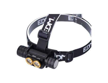 LINTERNA FRONTAL LED 3000LM RECARGABLE EDM