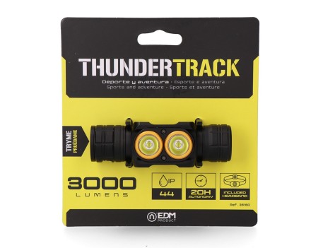 LINTERNA FRONTAL LED 3000LM RECARGABLE EDM