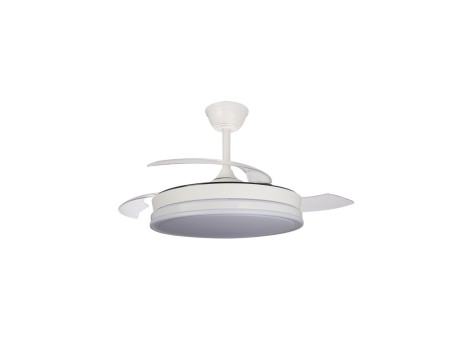 VENTILADOR TECHO LED 45W ASPAS RETRÁCTILES 3CCT