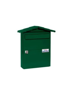 BUZÓN CHALET-1 ACERO PINTADO VERDE 2KG