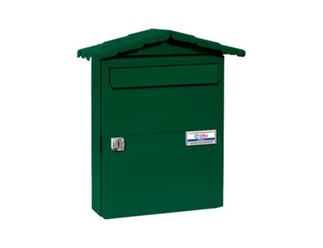 BUZÓN CHALET-1 ACERO PINTADO VERDE 2KG