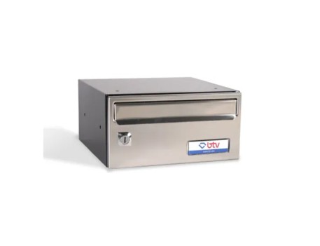 BUZÓN BARAJAS INOX BRILLO 245X250X124 CERRADURA G1