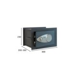 CAJA FUERTE EMPOTRABLE ALPHA WALL E-25 BTV