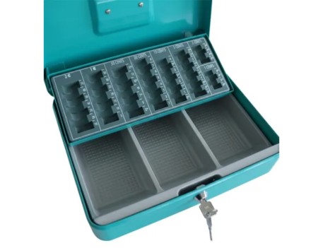 CAJA CAUDALES-14 VERDE BTV 300X240X90MM ACERO
