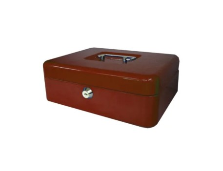 CAJA CAUDALES-14 ROJA BTV 300X240X90MM ACERO