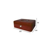 CAJA CAUDALES-14 ROJA BTV 300X240X90MM ACERO