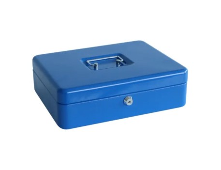 CAJA CAUDALES-14 AZUL BTV 300X240X90MM ACERO