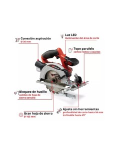 MINI-SIERRA CIRCULAR S/CABLE TE-CS 18/165-1 EINHELL 2