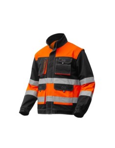 CAZADORA FORTE ALTA VISIBILIDAD (NARANJA - NEGRO)